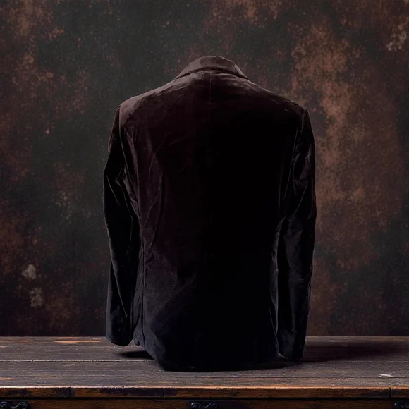 RARE - Caruso for Zero Camoshita Brown Velvet Suit - Handmade Italy - IT48/US38 - Picture 3 of 16